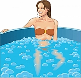 Woman in Hot Tub 01