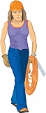 Female Construction Worker 02