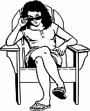 Woman in Lawn Chair 01