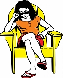 Woman in Lawn Chair 02